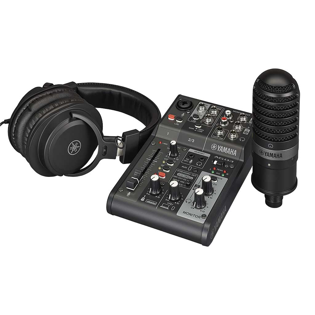 Yamaha AG03MK2 LSPK USB Loopback Live Streaming Kit