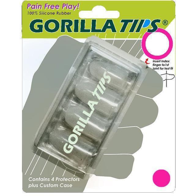 Gorilla Tips Fingertip Protectors Clear Size Extra Small [Alf:98-GT100CLR]  - Performers Music