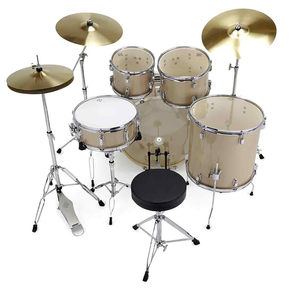 Dixon Spark Drum Set With Hardware And Cymbals-Andy's Music