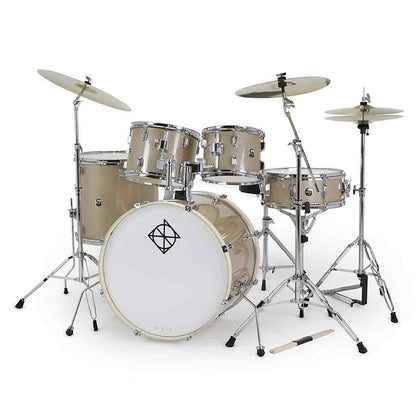 Dixon Spark Drum Set With Hardware And Cymbals-Champagne Sparkle-Andy's Music