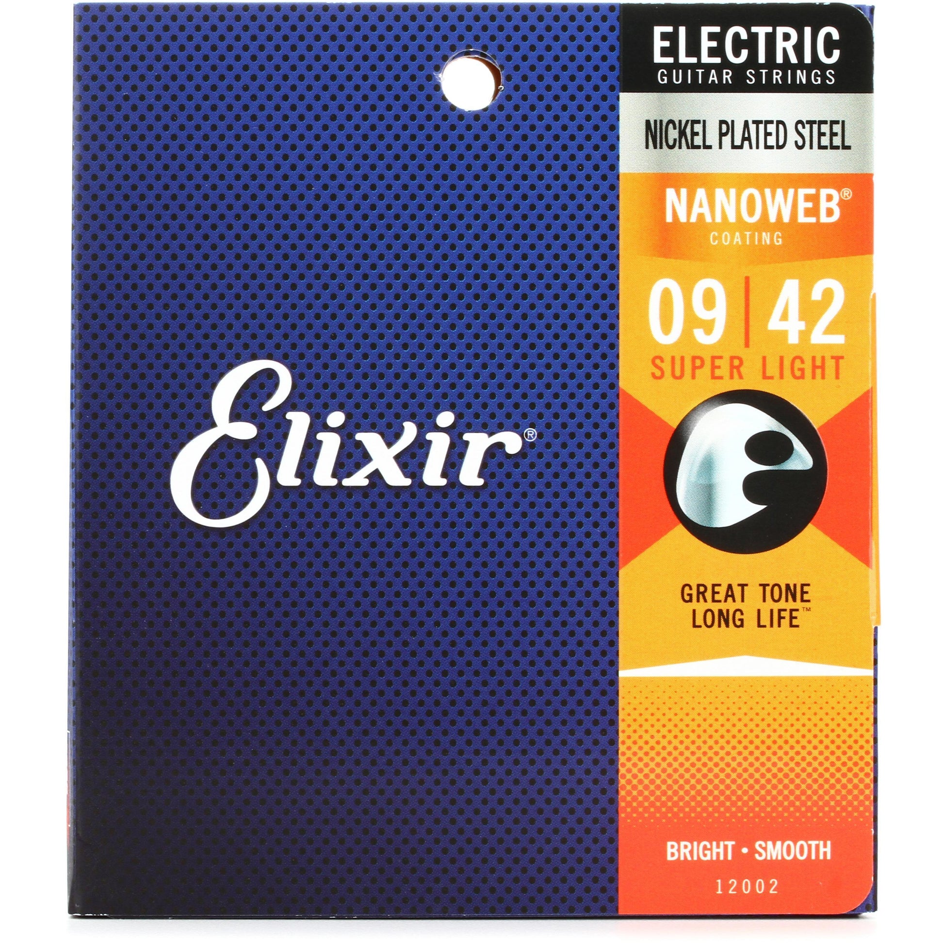 Elixir Nanoweb Electric Guitar String Set Super Light .009-.042-Andy's Music