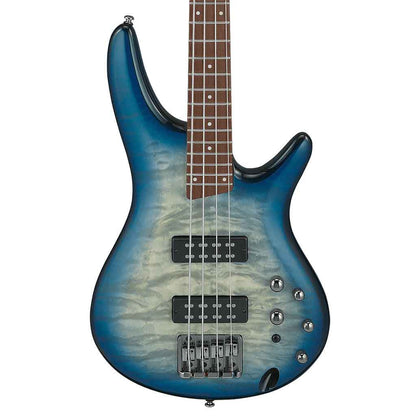 Ibanez SR400EQMDEB Bass Guitar-Stained Cosmic Blue Starburst-Andy's Music