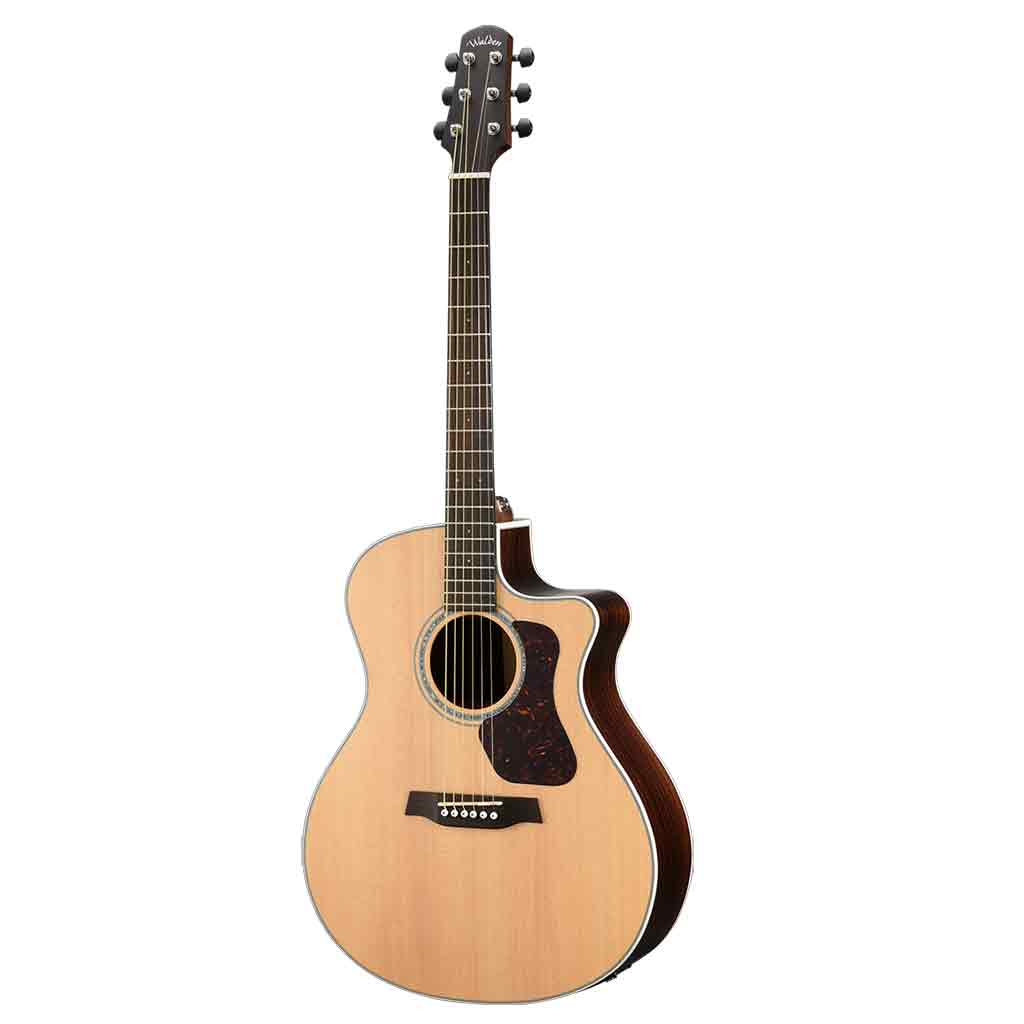 Walden G800CE Grand Auditorium All Solid Wood Acoustic Electric Guitar-Andy's Music