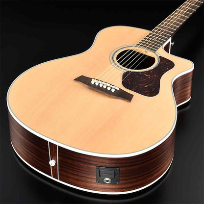 Walden G800CE Grand Auditorium All Solid Wood Acoustic Electric Guitar-Andy's Music