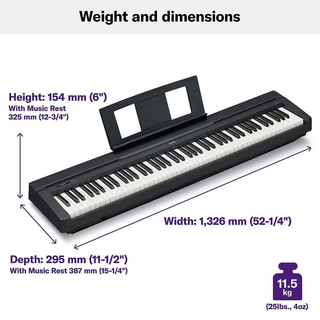 Pianoforte digitale Yamaha P45B | Andy MusicaPianoforte digitale Yamaha P45B | Andy Musica  