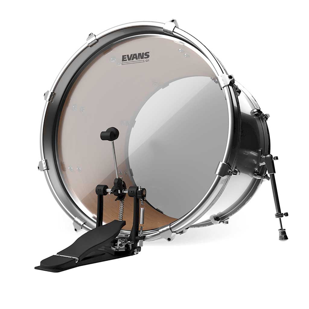 Evans G1 Clear Bass Drum Head-Andy's Music