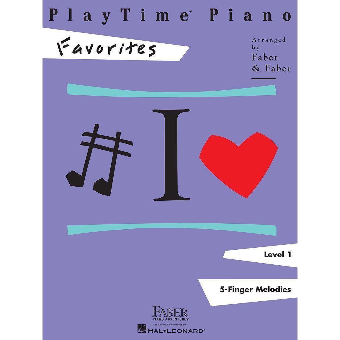 Faber Piano Adventures Playtime Piano Hymns Level 1 5 Finger Melodies - Faber  Piano