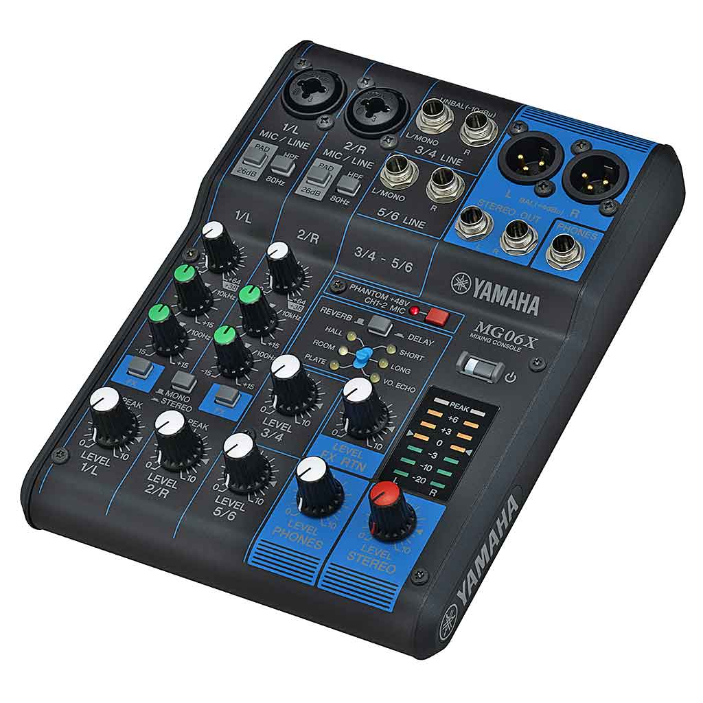 Yamaha MG06X 6-Channel Mixer With Effects